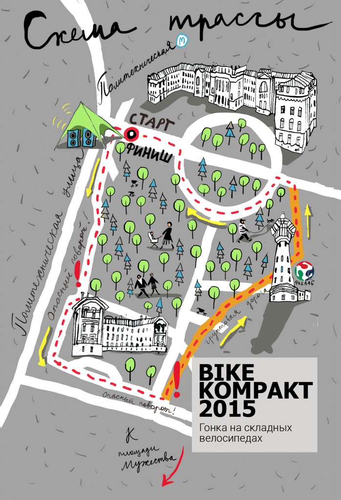 Схема трассы BIKE KOMPAKT 2015 